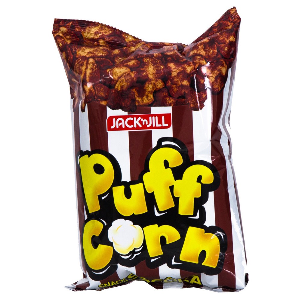 Một gói Snack Bắp Puff Corn Jack &amp; Jill Vị Chocolate - 1 gói