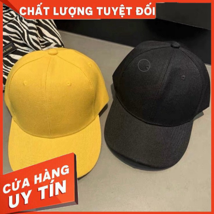 Mũ lưỡi trai trơn unisex nhiều màu sắc thời trang, form chuẩn, nón kết dành cho nam và nữ, dáng Hàn Quốc _HOTTREND