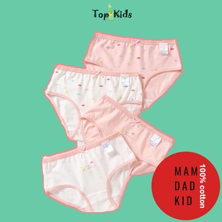 SET 4 QUẦN CHIP BÉ GÁI- MAMDADKIDS-COTTON-10-60KG