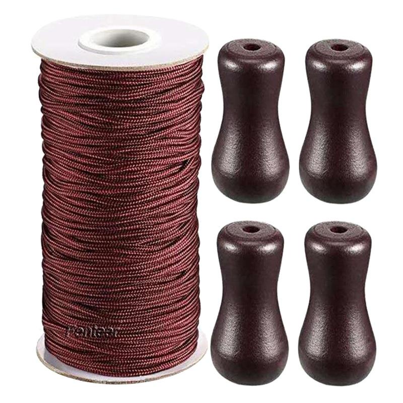 Mặt Dây Nâng Mặt Gỗ Bện Bằng Nhôm Màu Nâu