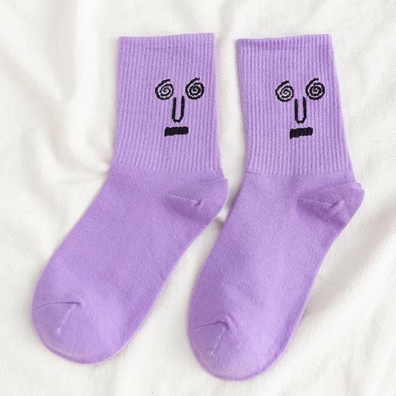 Vớ FACE SOCKS dễ thương, đầy đủ màu sắc