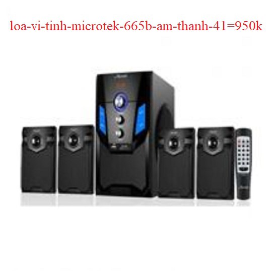Loa vi tính microtek 665b âm thanh 4.1