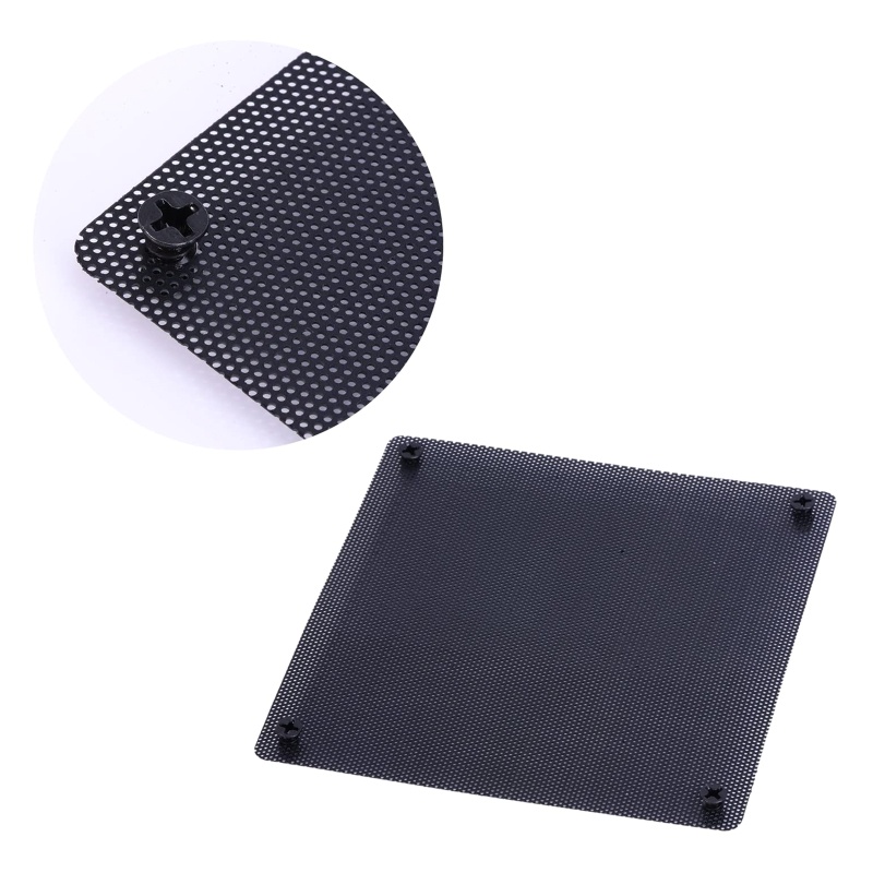 Bộ 5 Tấm Lọc PVC Chống Bụi Màu Đen Dành Cho Quạt Máy Tính 12/14/9/8/7cm