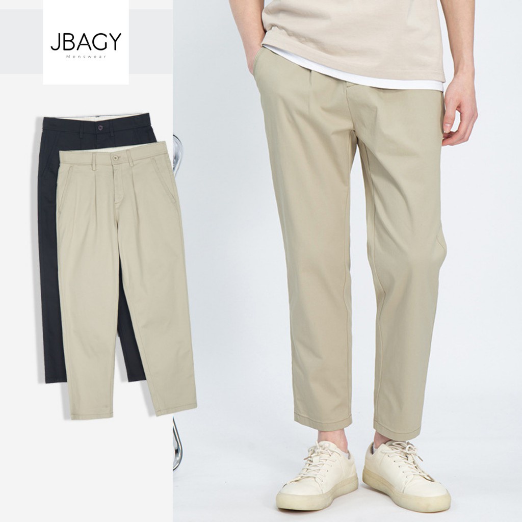 Quần kaki nam cạp chun ống suông Hàn quốc vải co giãn mềm mại thương hiệu JBAGY - JBD03 - Hàng mới về