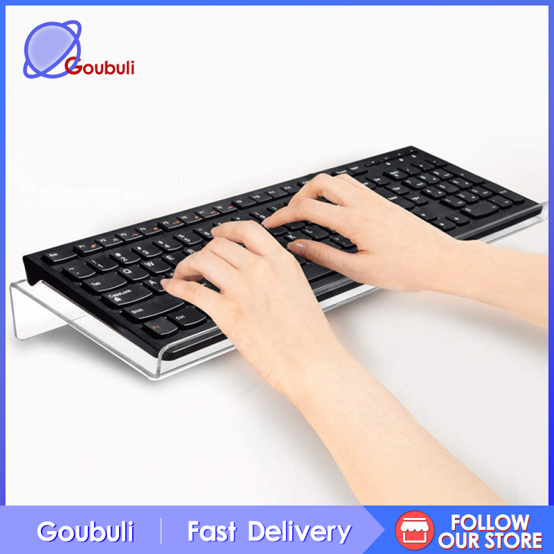 Khay Đỡ Bàn Phím Máy Tính Bằng Nhựa Trong Suốt | BigBuy360 - bigbuy360.vn