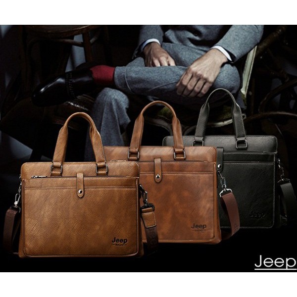 Cặp da công sở Jeep 9616 | BigBuy360 - bigbuy360.vn