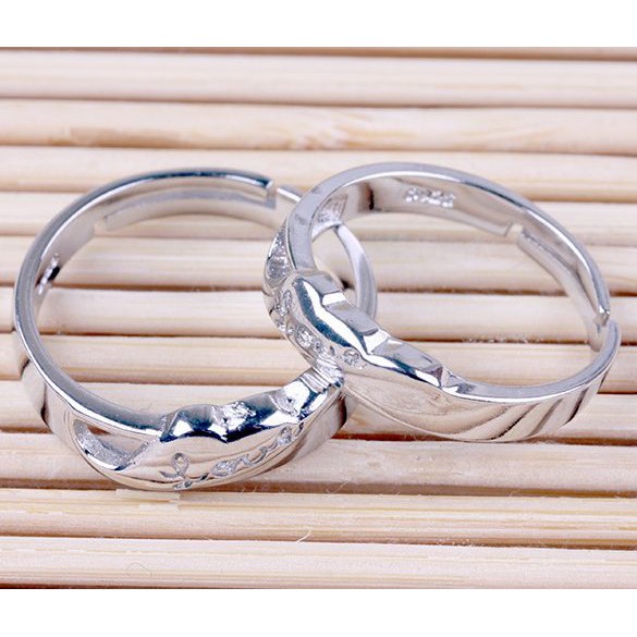 Nhẫn Cặp Nam, Nữ Phong Cách Hàn Quốc NC134