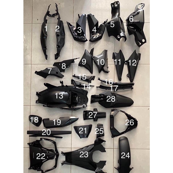 NHỰA NHÁM WINNER X  ZIN CHÍNH HÃNG HONDA