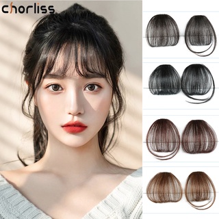 Bộ Tóc Giả Ngắn Mái Ngang Siêu Mỏng Thời Trang Cho Nữ