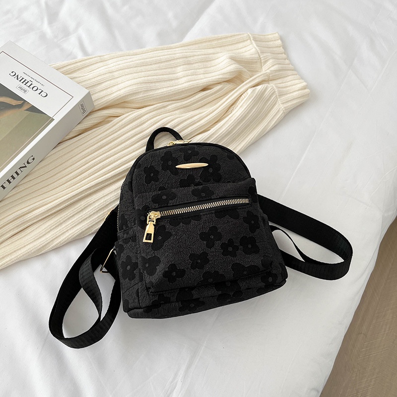 Ba Lô Da pu Mềm In Họa Tiết Thời Trang Hàn Quốc Cho Nữ 2022