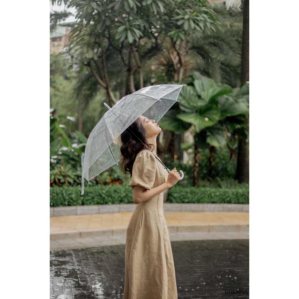 Váy Maxi Tay Phồng Thiết Kế Thanh Lịch - Đầm Midi Dự Tiệc Dáng xòe, Đầm Công Sở BRENNA DRESS