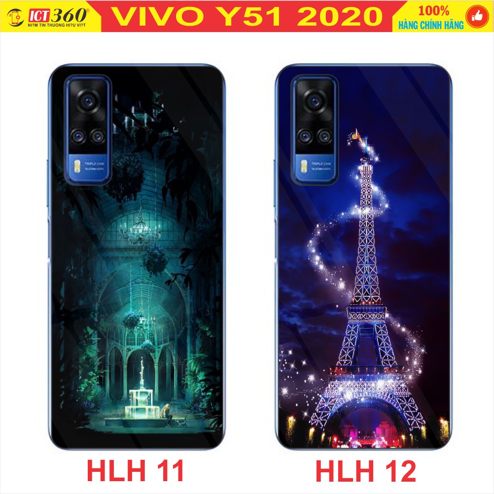 Ốp Lưng Kính Vivo Y51 2020 - in Theo Yêu Cầu - Nhiều Hình