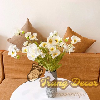 Hoa Giả - Hoa Cánh Bướm Vải Lụa Cỡ Lớn