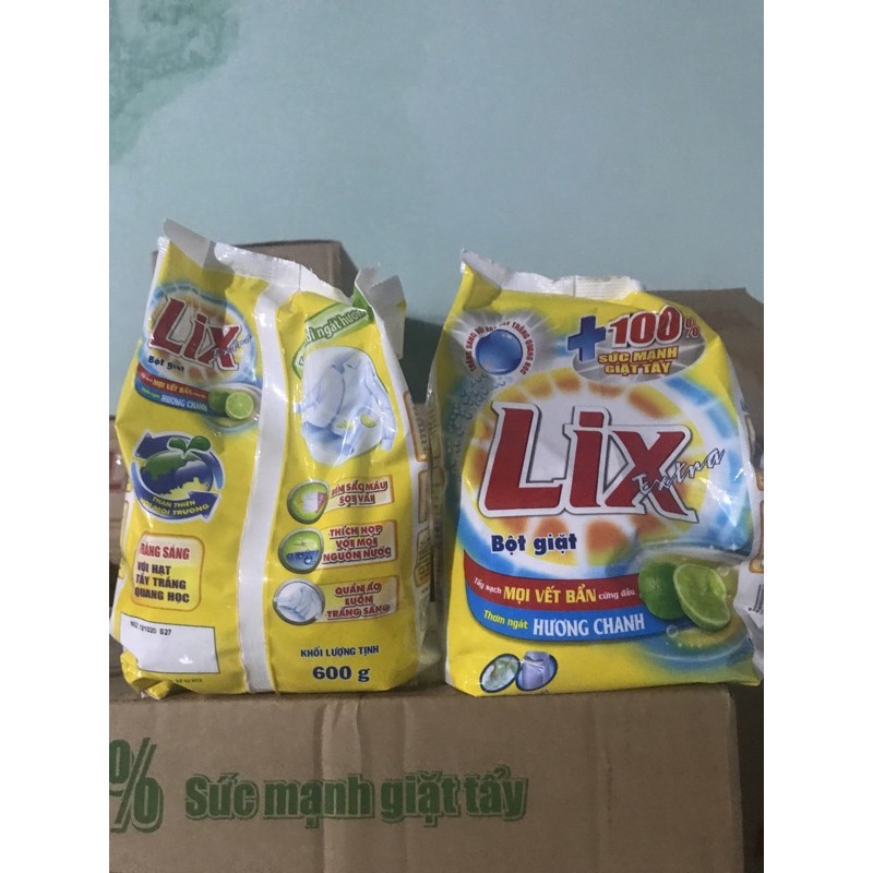 F1 Bột giặt Lix 560g hương hoa và hương chanh thơm dài lâu 51 1
