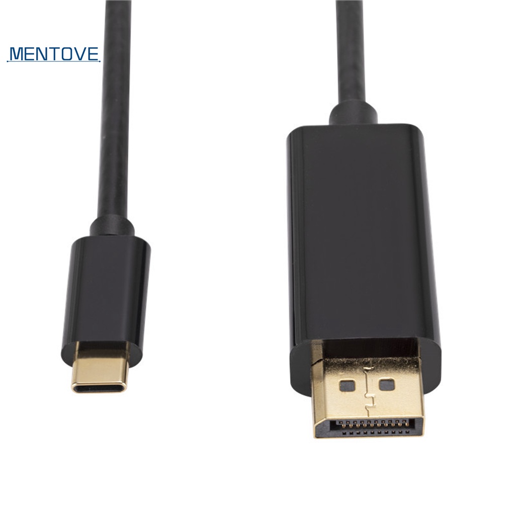 Dây Cáp Chuyển Đổi Usb Type C Sang Dp Màu Đen Dài 1.8m Ổn Định Cho Máy Tính | BigBuy360 - bigbuy360.vn