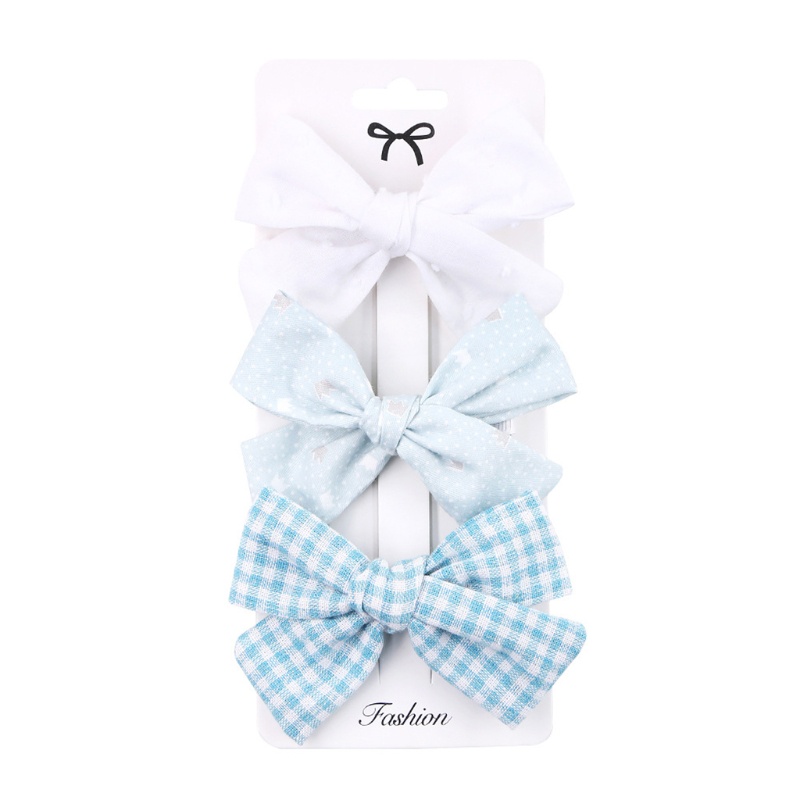Set 4 Kẹp Tóc Hình Nơ Dễ Thương Cho Bé Gái