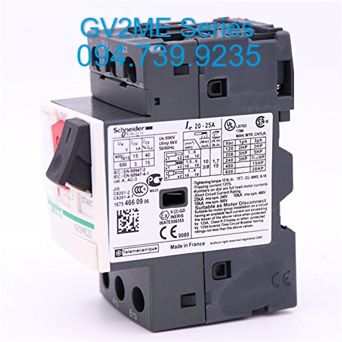 Aptomat Bảo Vệ Đông Cơ Schneider - GV2ME05