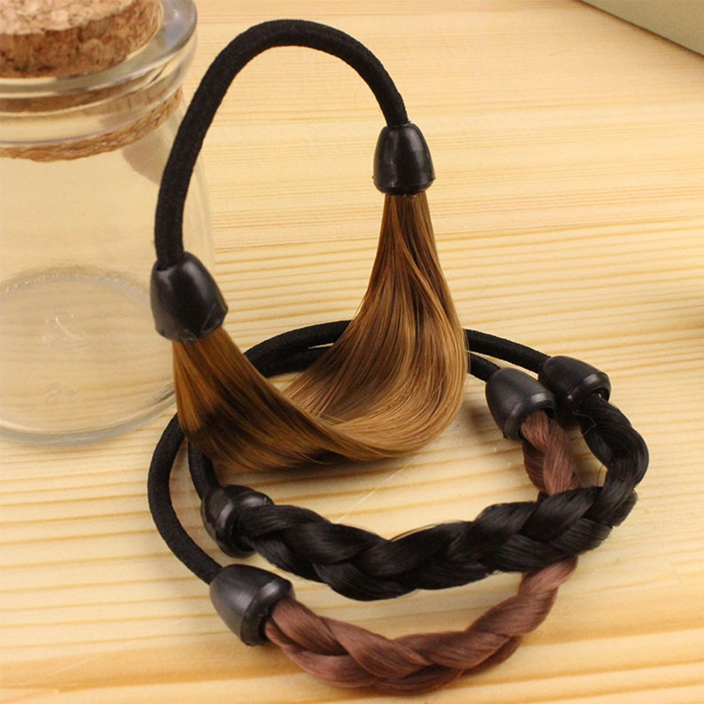 Dây buộc tóc giả tết bím dành cho nữ
