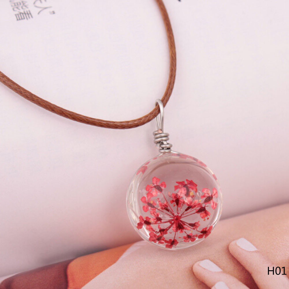 Vòng cổ mặt hình khối cầu xinh xắn