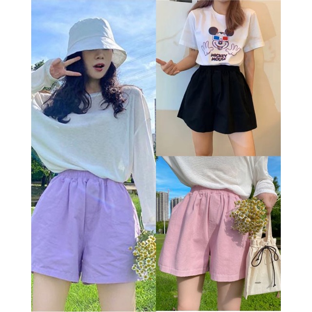 40-100kg Quần short BIGSIZE Nữ ống rộng xòe giả váy thời trang | BigBuy360 - bigbuy360.vn