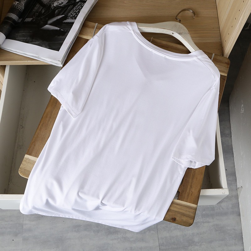 ÁO PHÔNG NỮ CỔ TIM  CHẤT COTTON GIẤY SIÊU MÁT (KÈM HÌNH THẬT) | BigBuy360 - bigbuy360.vn