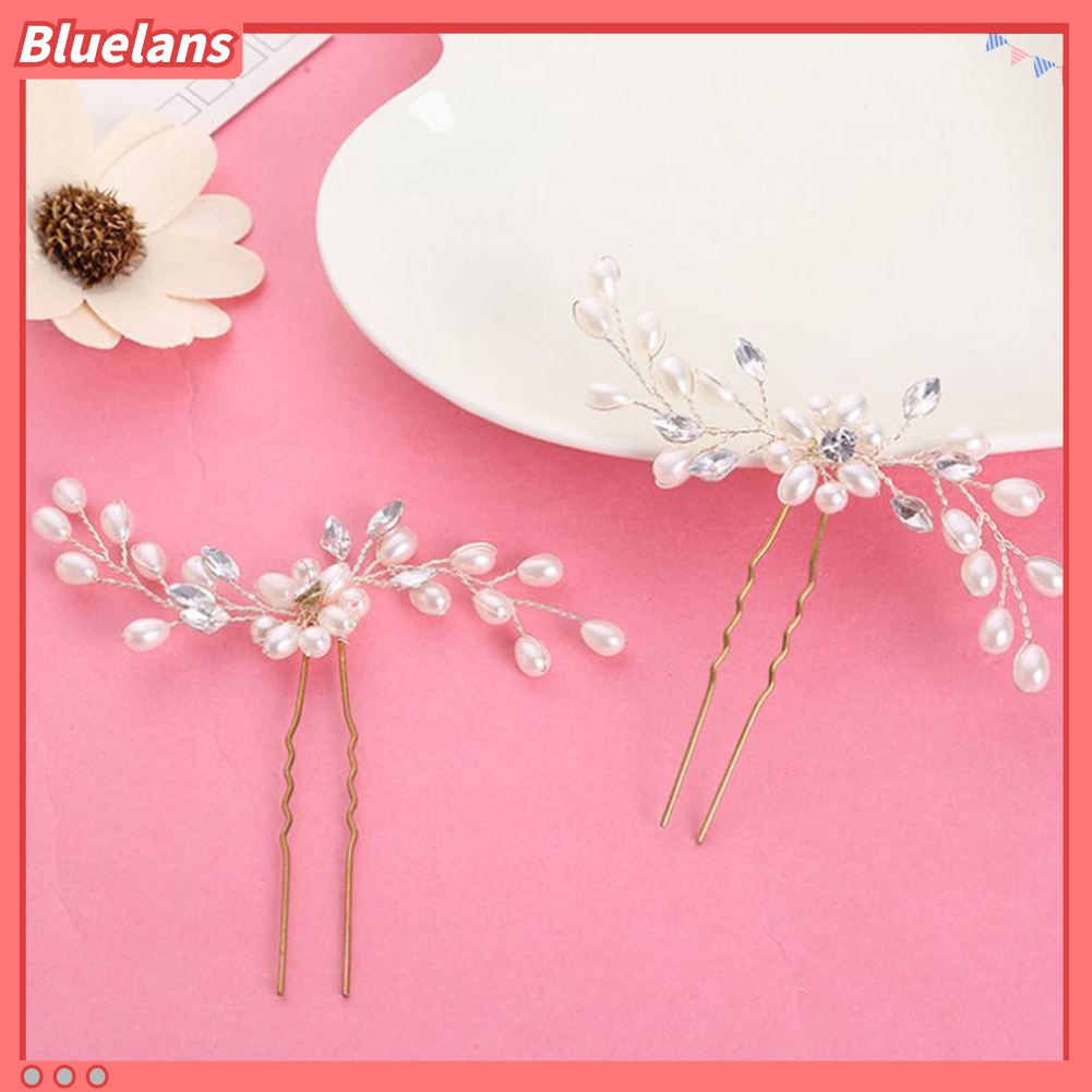 1 KẹP TóC ĐíNh NgọC Trai Giả ThờI Trang Cho Nữ