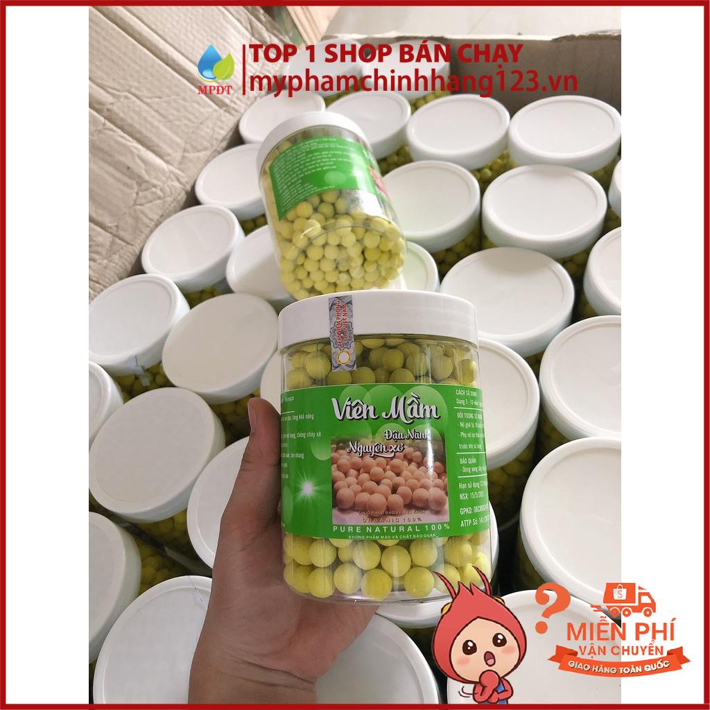 400gr Viên Mầm Đậu Nành Nguyên Xơ, Nở Ngực, Tăng Vòng 1, Đẹp Da, Cân Bằng Nội Tiết Tố Nữ chính hãng