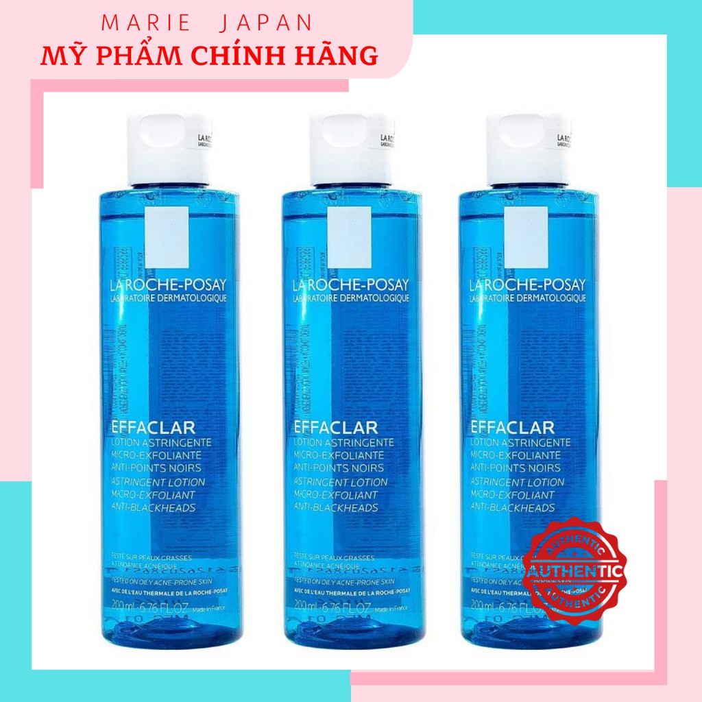 Nước Hoa Hồng Cho Da Dầu Mụn La Roche Posay Effaclar Astringent Micro Exfoliating Lotion 200ml