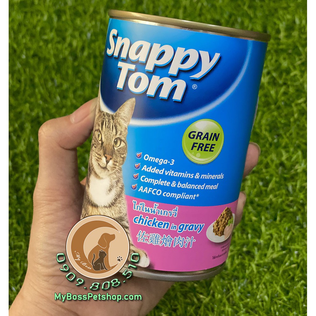 Snappy Tom 400gr - Pate cho mèo lớn