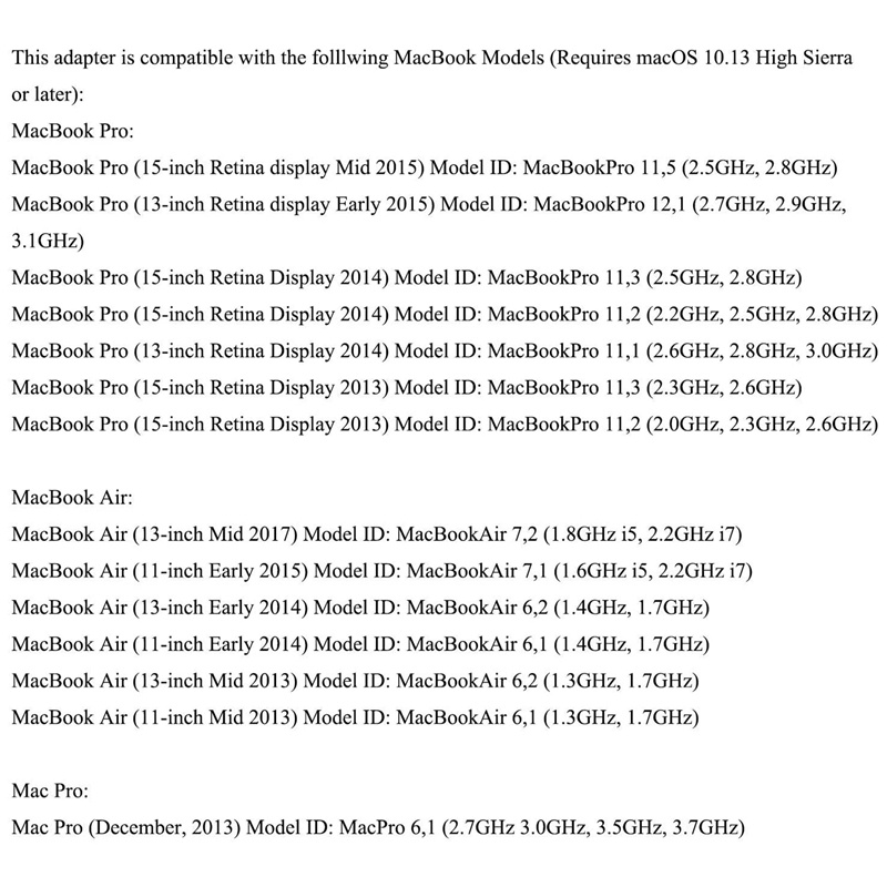 Bộ Chuyển Đổi M.2 NVME MacBook SSD Nâng Cấp MacBook Air Pro Retina Mid 2013-2017 AHCI SSD