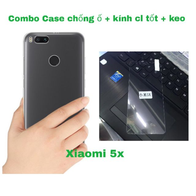 Xiaomi Mi5x Kính cường lực 2.5D loại tốt ( tặng keo chống hở mép và chổi )