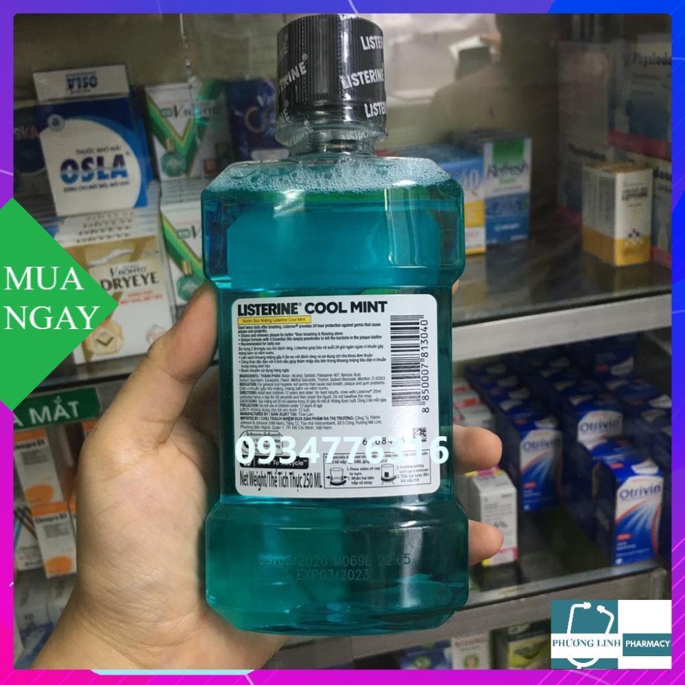 nước súc miệng Listerin 250ml