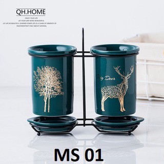 Ống cắm đũa sứ cao cấp