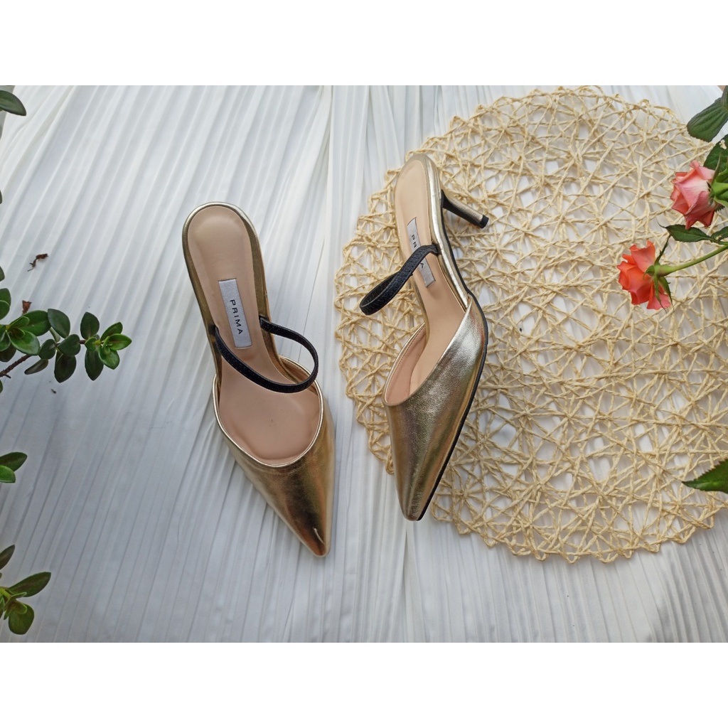 Giày mules cao gót – Made in Korea