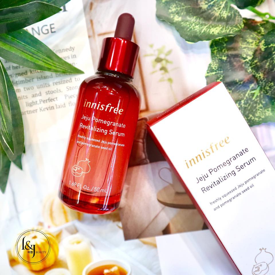 Kết quả hình ảnh cho innisfree jeju pomegranate revitalizing serum