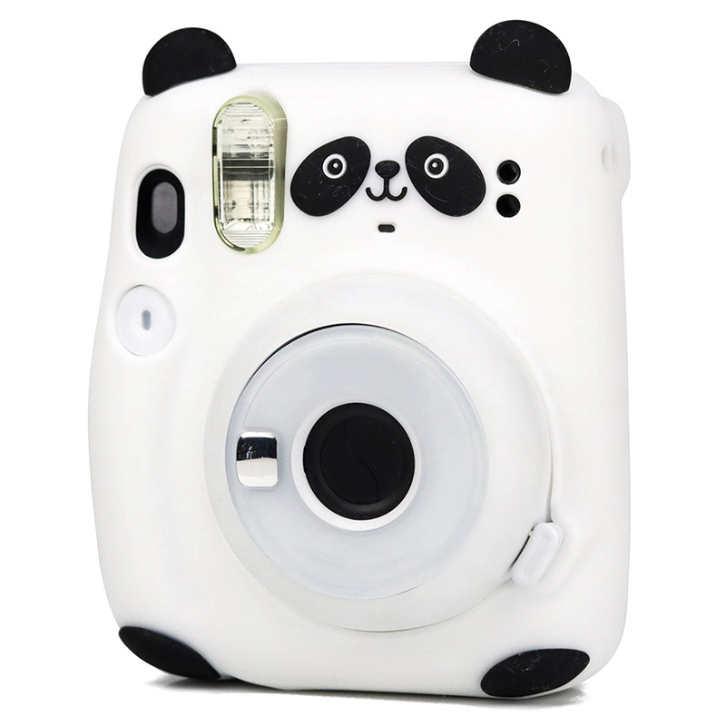 Dễ Thương Túi Đựng Bảo Vệ Camera Instax Mini 11 Bằng Silicon Mềm Hình Gấu Trúc Hoạt Hình Đáng Yêu