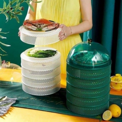 Lồng Bàn 5 Tầng Đậy Thức Ăn Thông Minh Đa Năng Cao Cấp
