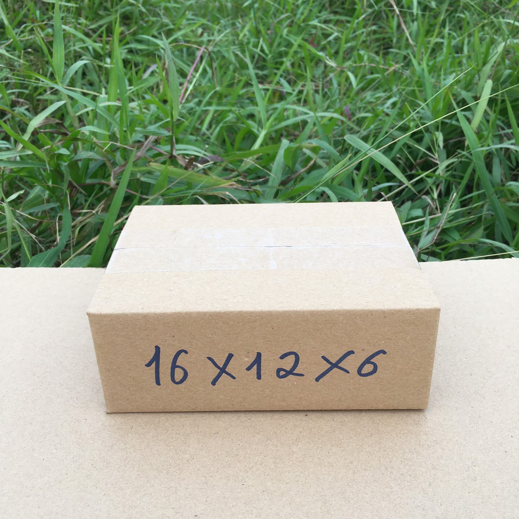 16x12x6 combo 100  hộp carton, thùng bìa carton đóng gói hàng