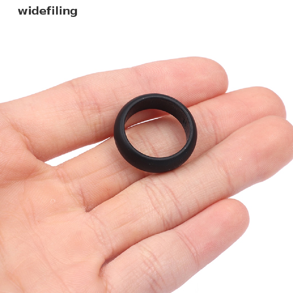 Nhẫn Silicon Đen Linh Hoạt Thời Trang Cho Nữ