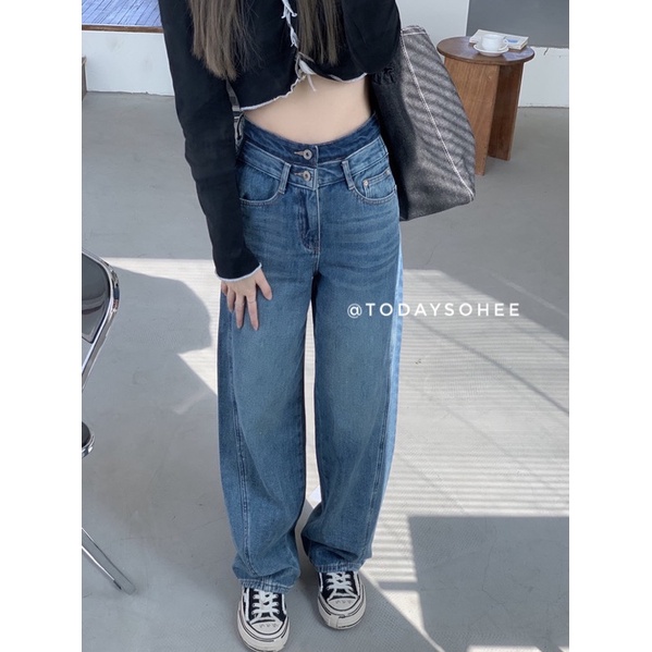 Quần jeans 2 cạp