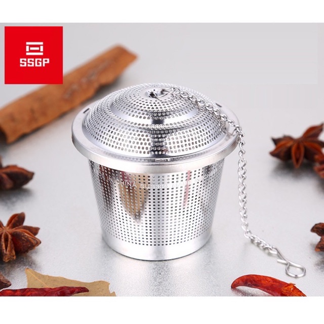 Dụng cụ lọc trà thả ấm Inox 304