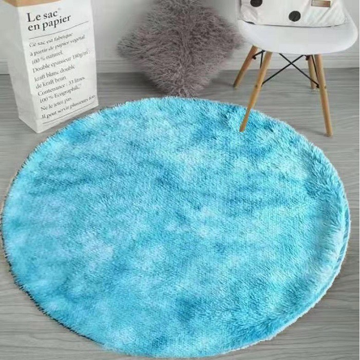 Thảm lông tròn Muji Nhật