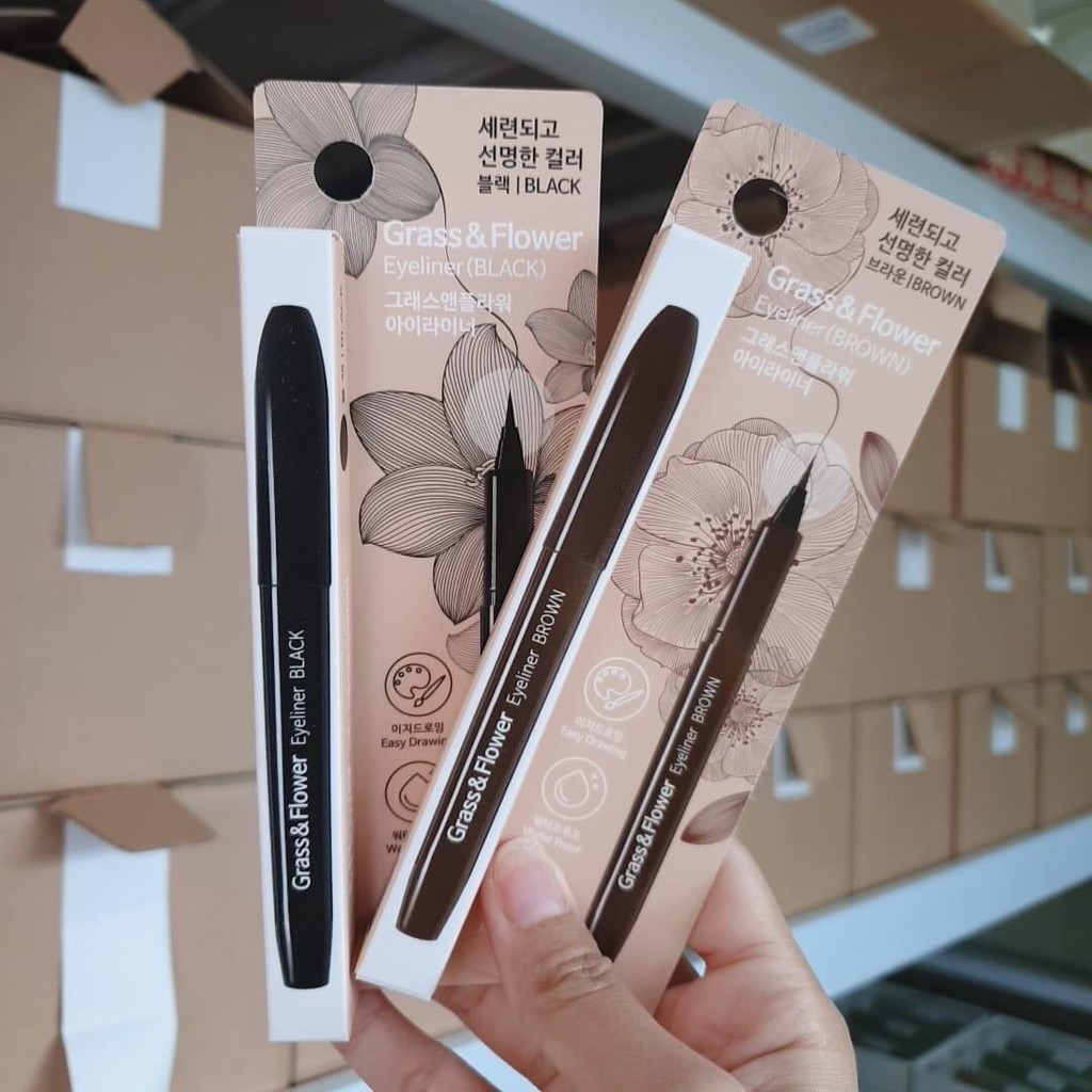 Dạ kẻ mắt không lem Grass & Flower Eyeliner Hàn Quốc