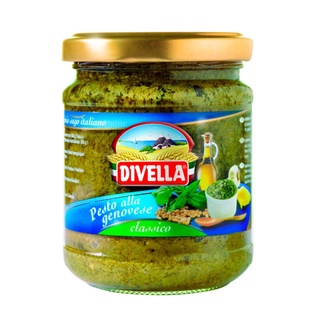 Sốt Pesto Xanh - Alla Genovese Chuyên Dùng Cho Pasta 190 Gram Divella Italia [Date New]