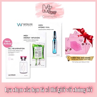 Mặt Nạ Wonjin mẫu mới mix 4 màu hộp 15 miếng-Mask Wonjin New