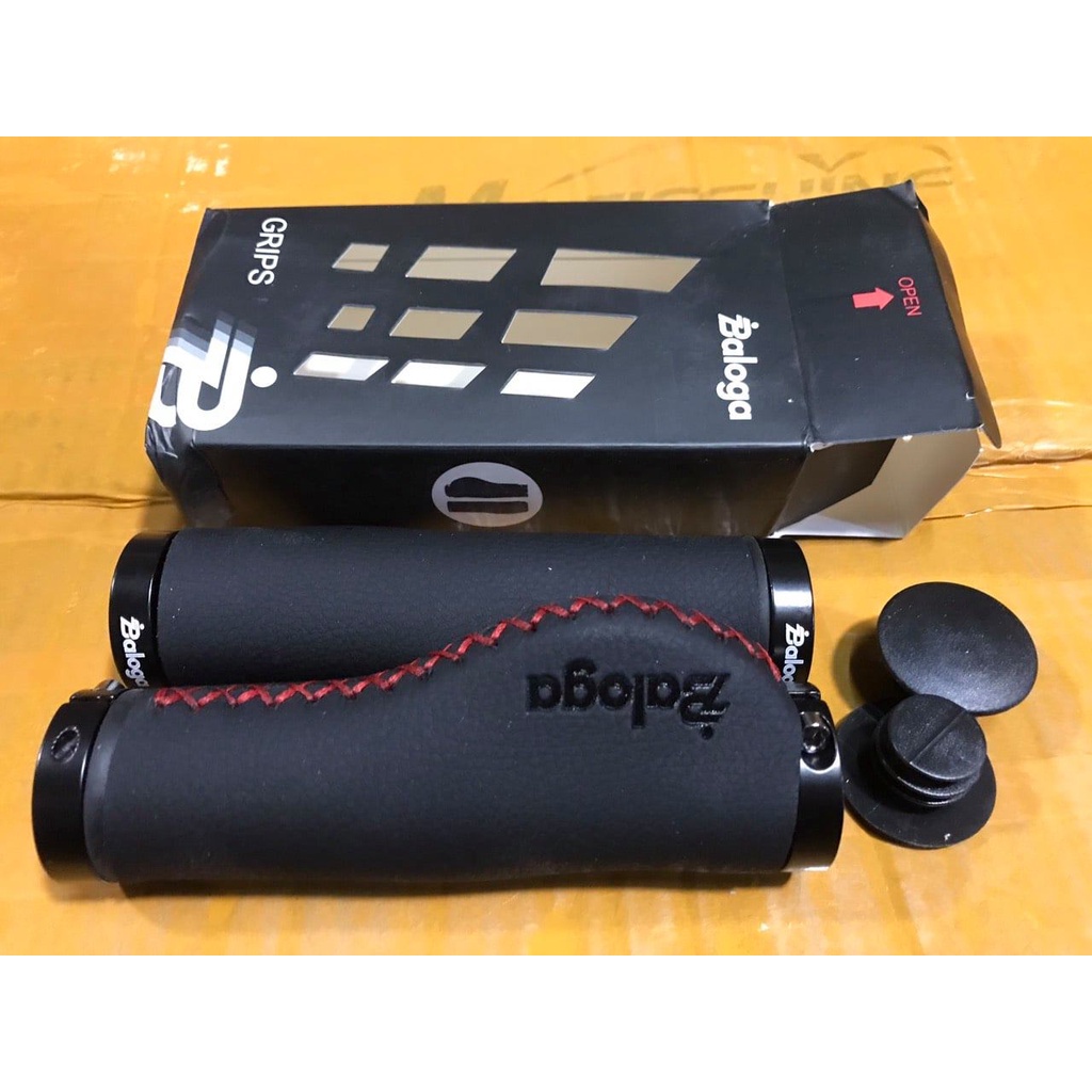 Tay nắm xe đạp da chỉ khâu loại dẹt