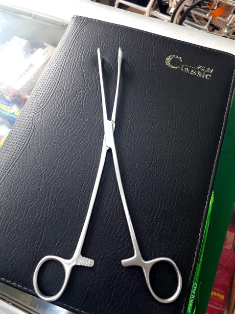 ❤Panh pen kẹp hình tim, Pen kẹp tim,panh pen kẹp bông băng thẳng có răng 25cm pakistan