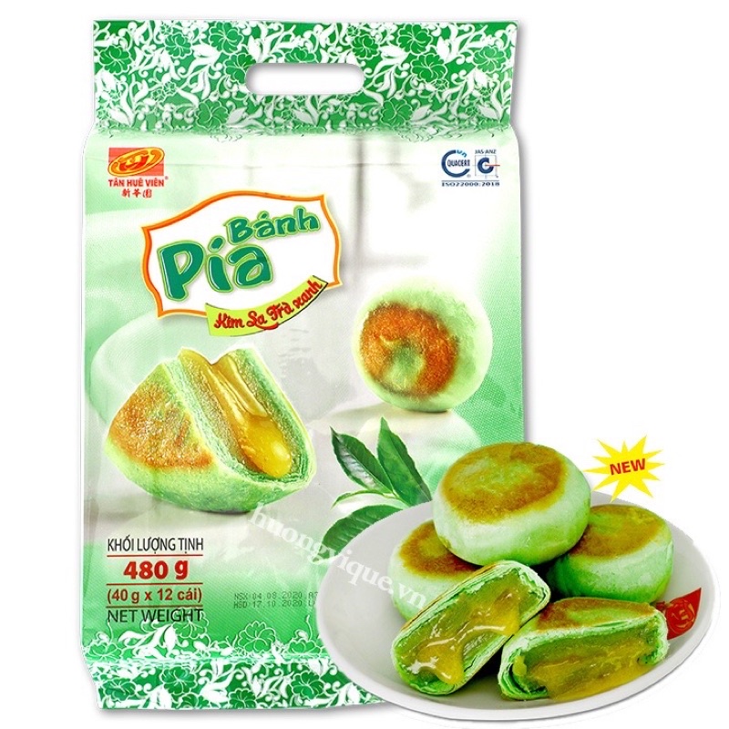 Bánh Pía Kim Sa Trà Xanh Trứng Muối Tân Huê Viên Date Mới Nhất