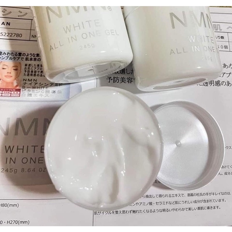 Kem dưỡng trắng da chống lão hóa NMN, gel dưỡng NMN white all in one, dưỡng da nâng cơ giảm nếp nhăn