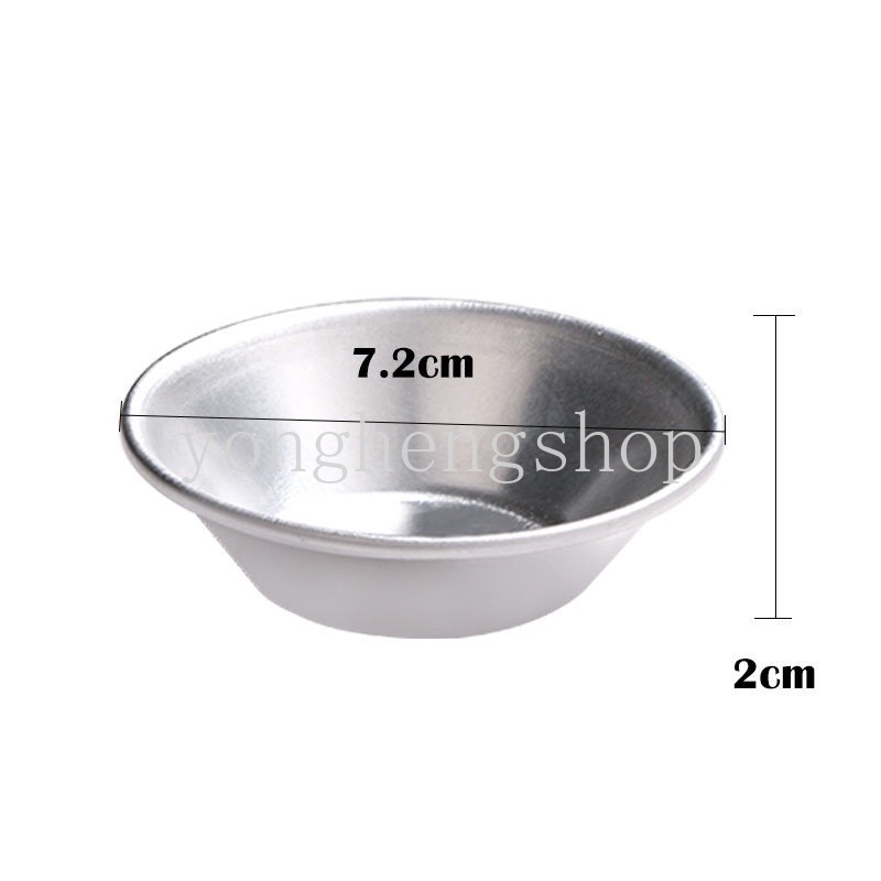 Set 10 Khuôn Nhôm Làm Bánh Trứng Cupcake Tiện Dụng